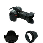 Lens Hood D3200 D3100 D5200 D5300 for Nikon AF-S DX 18-55mm f/3.5-5.6G VR II 52 Lens