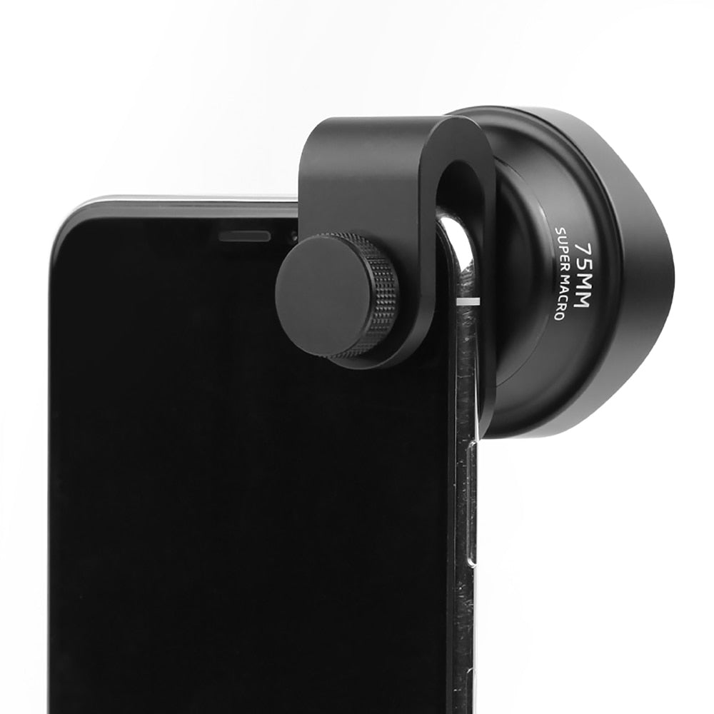 Updated 17MM Thread Mobile Camera Lens 10X Macro Lens Phone 75MM Clip On Lenses for iPhone 11 Pro Max Android