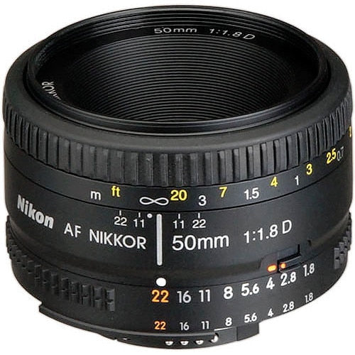 Nikon 50mm Lens AF 50 / 1.8D Lenses for Nikon All Dslr Camera Lens