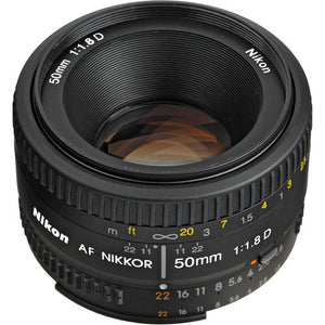 Nikon 50mm Lens AF 50 / 1.8D Lenses for Nikon All Dslr Camera Lens