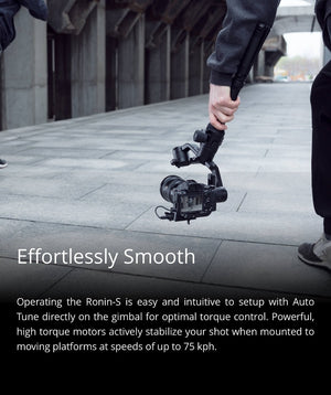 Ronin S Standard Kit and Essentials Kit Superior 3-Axis Stabilization Camera Control Fine Focus Control