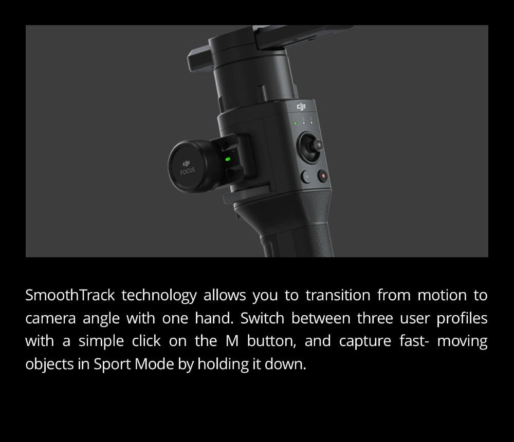 Ronin S Standard Kit and Essentials Kit Superior 3-Axis Stabilization Camera Control Fine Focus Control