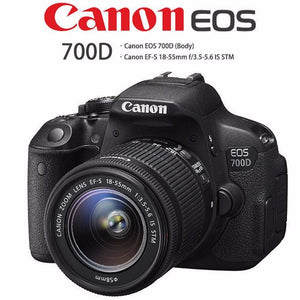 Canon 700D Rebel T5i DSLR Digital Camera with 18-55mm Lens -18 MP  -Full HD 1080p Video -Vari-Angle Touchscreen (New)