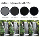 ND2-32 Fader ND Filter 52mm 62mm 67mm 72mm 77mm