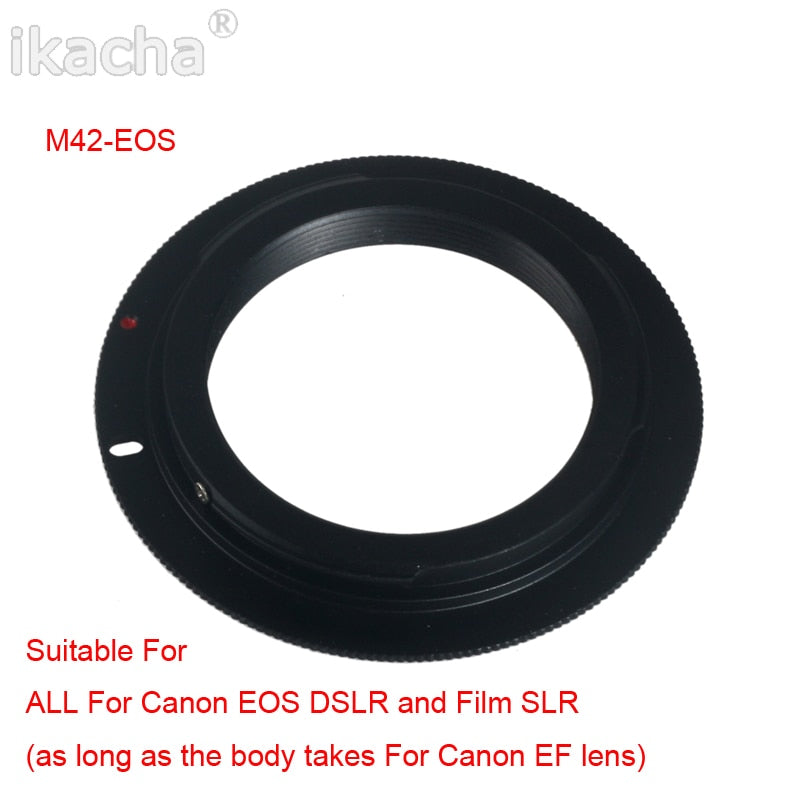 Metal M42 Lens Adapter Ring For M42-EOS AI AF PK Lens Adapter To For Canon Nikon Sony Pentax 20d 40d 50d SLR Camera