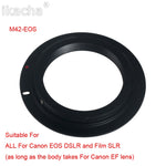 Metal M42 Lens Adapter Ring For M42-EOS AI AF PK Lens Adapter To For Canon Nikon Sony Pentax 20d 40d 50d SLR Camera