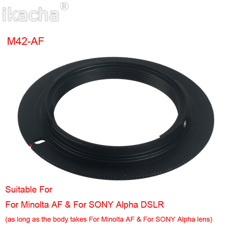 Metal M42 Lens Adapter Ring For M42-EOS AI AF PK Lens Adapter To For Canon Nikon Sony Pentax 20d 40d 50d SLR Camera