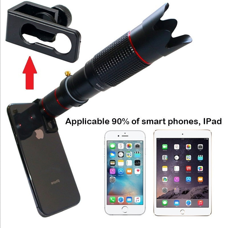 Orsda 4K HD 36X Optical Zoom Camera Lens Telephoto Telescope for All Smartphone