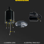 LUCKY Portable Underwater Fishing&Inspection Camera Night vision Camera 4.3 Inch IP68 20M Cable for Ice/Sea