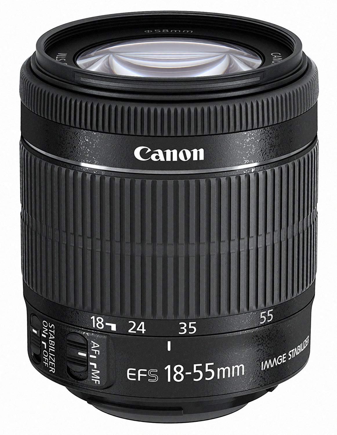 White Box - Canon 18-55 Lens f/3.5-5.6 IS STM Lenses for 1300D 1200D 600D 700D 750D 760D 70D 60D Rebel T3i T5