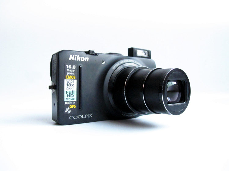 USED Nikon Coolpix S9300 16MP Digital Camera CMOS 18x Zoom-NIKKOR ED glass lens with GPS