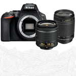 Nikon D5600 DSLR Camera Body & AF-P 18-55mm Lens and AF 70-300mm Lens Kit