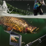 LUCKY Portable Underwater Fishing&Inspection Camera Night vision Camera 4.3 Inch IP68 20M Cable for Ice/Sea