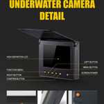LUCKY Portable Underwater Fishing&Inspection Camera Night vision Camera 4.3 Inch IP68 20M Cable for Ice/Sea