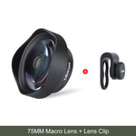 Updated 17MM Thread Mobile Camera Lens 10X Macro Lens Phone 75MM Clip On Lenses for iPhone 11 Pro Max Android
