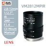 New CS-Mount FA Lens 3MP 2.8-12mm Varifocal  Manual Iris Lens IR Function Security  Camera Lens