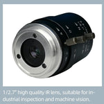 New CS-Mount FA Lens 3MP 2.8-12mm Varifocal  Manual Iris Lens IR Function Security  Camera Lens