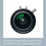 New CS-Mount FA Lens 3MP 2.8-12mm Varifocal  Manual Iris Lens IR Function Security  Camera Lens