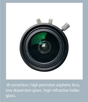 New CS-Mount FA Lens 3MP 2.8-12mm Varifocal  Manual Iris Lens IR Function Security  Camera Lens