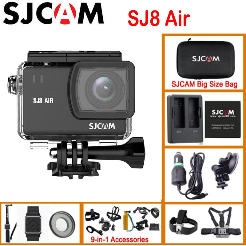 Original SJCAM SJ8 Air Touch screen WiFi DV Camcorder Remote Control Sports Camera Full Set Box