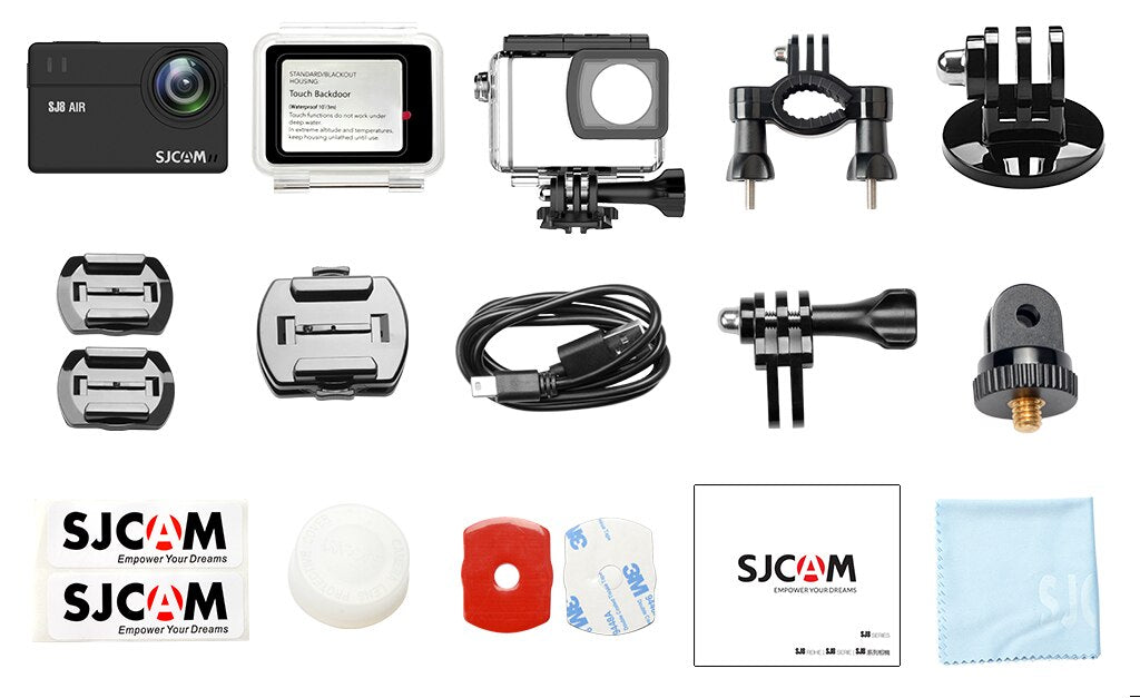 Original SJCAM SJ8 Air Touch screen WiFi DV Camcorder Remote Control Sports Camera Full Set Box