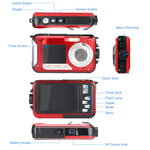 2017 Latest Winait DC-16 Super 1080P Max 24MP Digital Camera Mini Camera Support 32GB Card