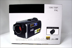 2017 Latest 16X Digital Zoom 12MP Mini HD Digital Video Camera 3'' TFT LCD Cheap Video Camera Professional SD Card 32GB