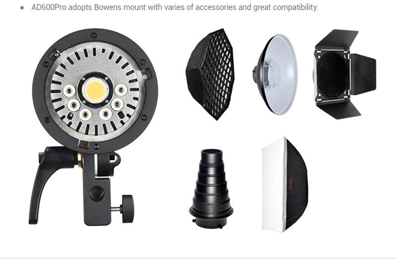 Godox AD600Pro AD600 Pro HSS 1/8000s TTL 2.4G Wireless Outdoor Flash Photography lights for Canon Nikon Sony FujiFilm Olympus