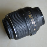 USED Nikon NIKKOR 18-55mm f/3.5-5.6G VR AF Lens Auto & Manual Front Lens Rear Lens Cap