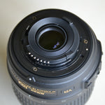 USED Nikon NIKKOR 18-55mm f/3.5-5.6G VR AF Lens Auto & Manual Front Lens Rear Lens Cap