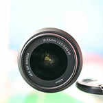 USED Nikon NIKKOR 18-55mm f/3.5-5.6G VR AF Lens Auto & Manual Front Lens Rear Lens Cap