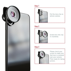 Apexel HD 110 degree Wide Angle Camcorder Lens for Dual & Single Lens All Smartphones