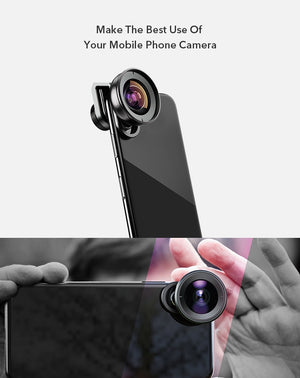 Apexel HD 110 degree Wide Angle Camcorder Lens for Dual & Single Lens All Smartphones