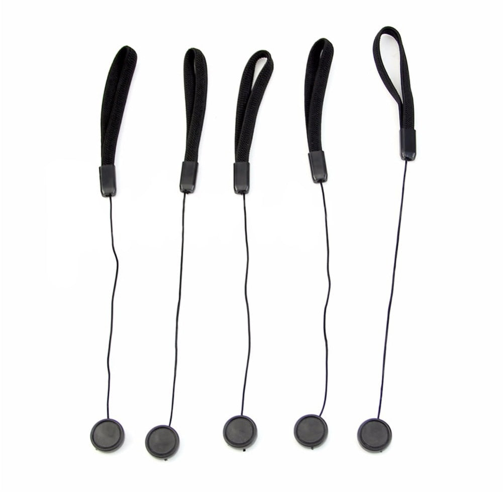10pcs Lens Cover Cap Holder Keeper Strap Cord String Leash Rope For Nikon SLR DSLR Digital Film Camera