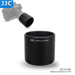 JJC Camera Lens Hood Shade for Olympus M.ZUIKO DIGITAL ED 60mm f2.8 Macro Lens Replace Olympus LH-49 Lens Hood Tube