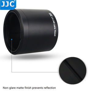 JJC Camera Lens Hood Shade for Olympus M.ZUIKO DIGITAL ED 60mm f2.8 Macro Lens Replace Olympus LH-49 Lens Hood Tube