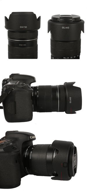 EW-73D 67mm Lens Hood Reversible Camera for Canon 80D 7DII 7D2 77D 760D EF-S 18-135mm USM