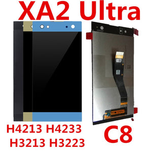 SONY Xperia XA2 Ultra C8 H4233 H4213 H3213 H3223 LCD Display Touch Screen with Frame Digitizer Display LCD