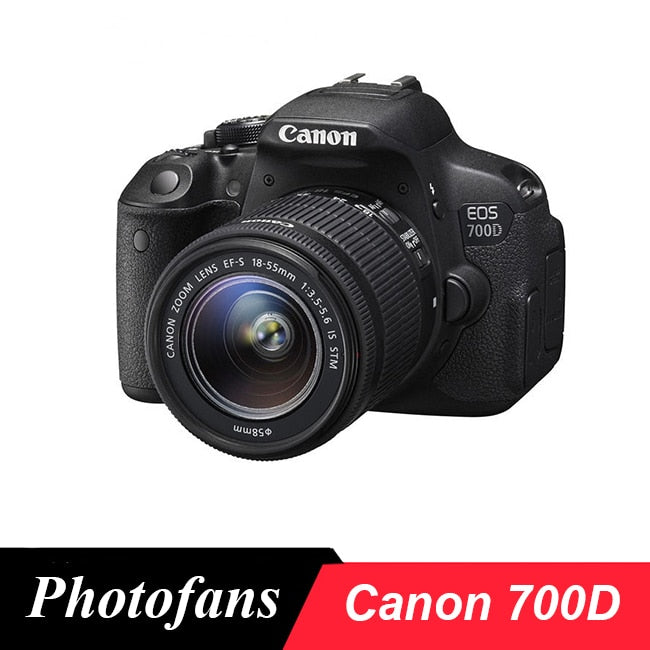 Canon 700D Rebel T5i DSLR Digital Camera with 18-55mm Lens -18 MP  -Full HD 1080p Video -Vari-Angle Touchscreen (New)