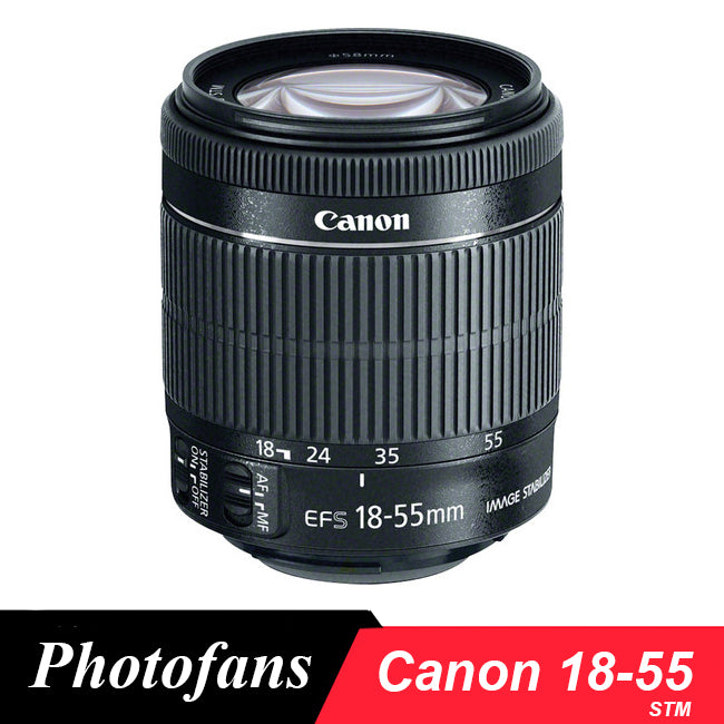 Canon Lens EF-S 18-55mm STM Lenses for 1300D 1200D 600D 700D 750D 760D 70D 60D Rebel T3i T5i T6s T6