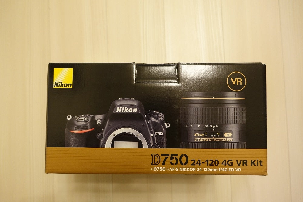 New Nikon D750 DSLR Camera Body with Nikon AF-S NIKKOR 24-120mm f/4G ED VR Lens