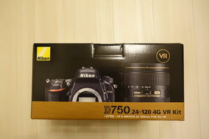 New Nikon D750 DSLR Camera Body with Nikon AF-S NIKKOR 24-120mm f/4G ED VR Lens