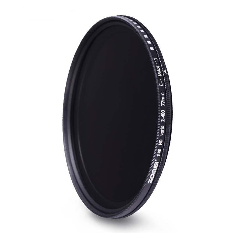 ZOMEI Glass Slim ND2-400 Neutral Density Fader Variable ND filter Adjustable 49/52/55/58/62/67/72/77/82mm