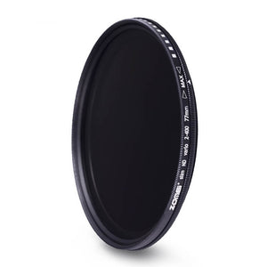 ZOMEI Glass Slim ND2-400 Neutral Density Fader Variable ND filter Adjustable 49/52/55/58/62/67/72/77/82mm