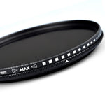 ZOMEI Glass Slim ND2-400 Neutral Density Fader Variable ND filter Adjustable 49/52/55/58/62/67/72/77/82mm