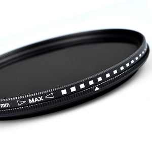 ZOMEI Glass Slim ND2-400 Neutral Density Fader Variable ND filter Adjustable 49/52/55/58/62/67/72/77/82mm