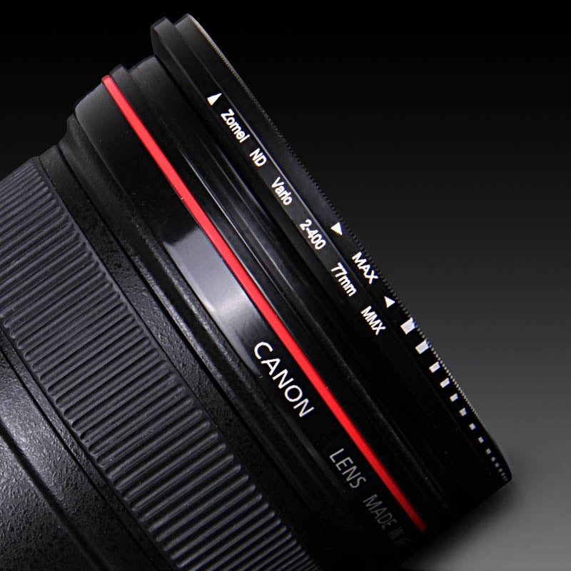 ZOMEI Glass Slim ND2-400 Neutral Density Fader Variable ND filter Adjustable 49/52/55/58/62/67/72/77/82mm
