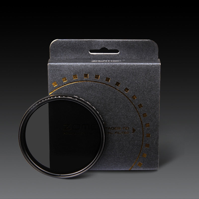 ZOMEI Glass Slim ND2-400 Neutral Density Fader Variable ND filter Adjustable 49/52/55/58/62/67/72/77/82mm