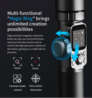 AK4000 3-Axis Handheld Camera Stabilizer Gimbal for Sony Canon 5D 8D Mark II Panasonic GH5 Nikon D850 4kg Payloay