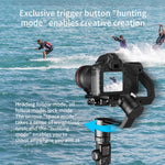 AK4000 3-Axis Handheld Camera Stabilizer Gimbal for Sony Canon 5D 8D Mark II Panasonic GH5 Nikon D850 4kg Payloay